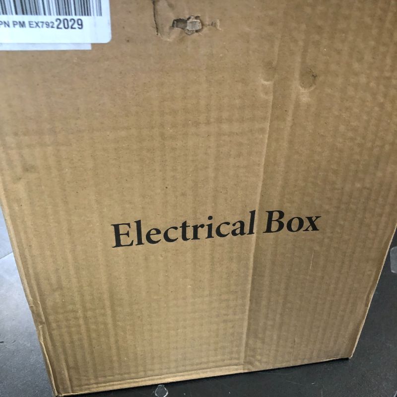 Photo 1 of CXCESNS Outdoor Electrical Box 12 x 10 x 6''D NEMA 4X Enclosure Steel Box, Waterproof & Dustproof Outdoor/Indoor Lockable Electrical Junction Box, with Mounting Plate