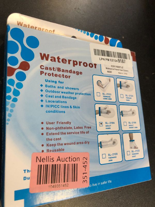 Photo 1 of UpGoing Waterproof Hand Cast Covers for Shower Bath, Adult Watertight Wrist Protector Resuable Wound Bandage Sleeve Bag for Broken Hand, Fingers, Surgery, Burns[2025 Upgrade]