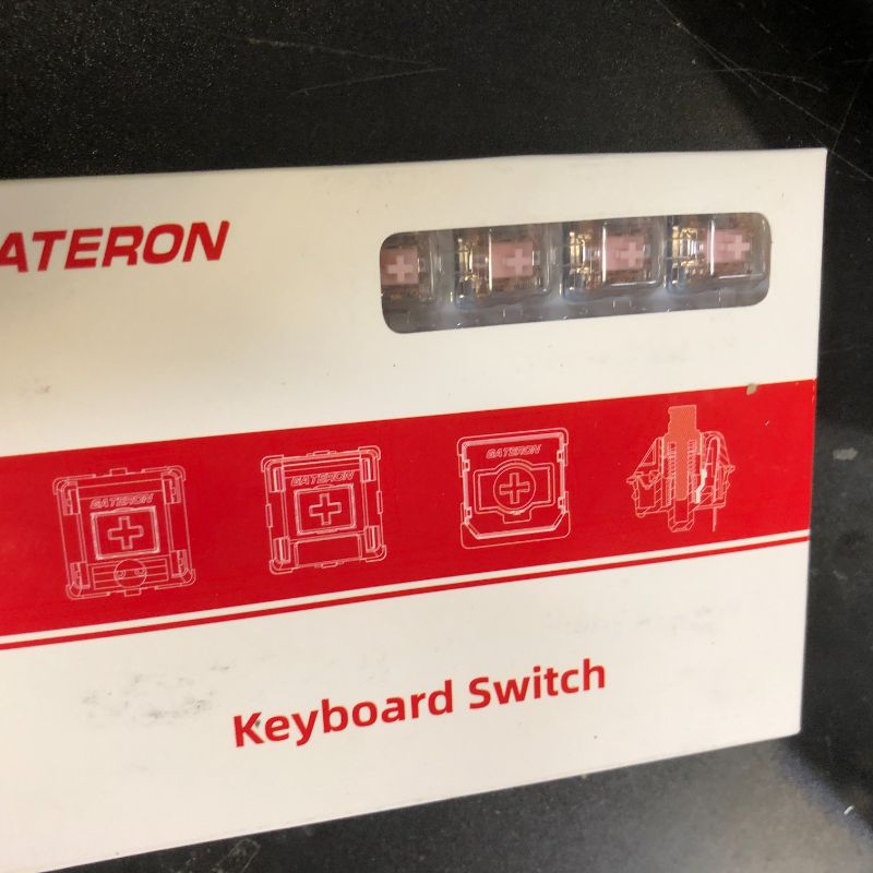 Photo 1 of GATERON Melodic Keyboard Switches, Clicky RGB LED 5 Pin Factory Pre-lubed 60gf Key Switches for MX Mechanical Keyboard(35PCS)