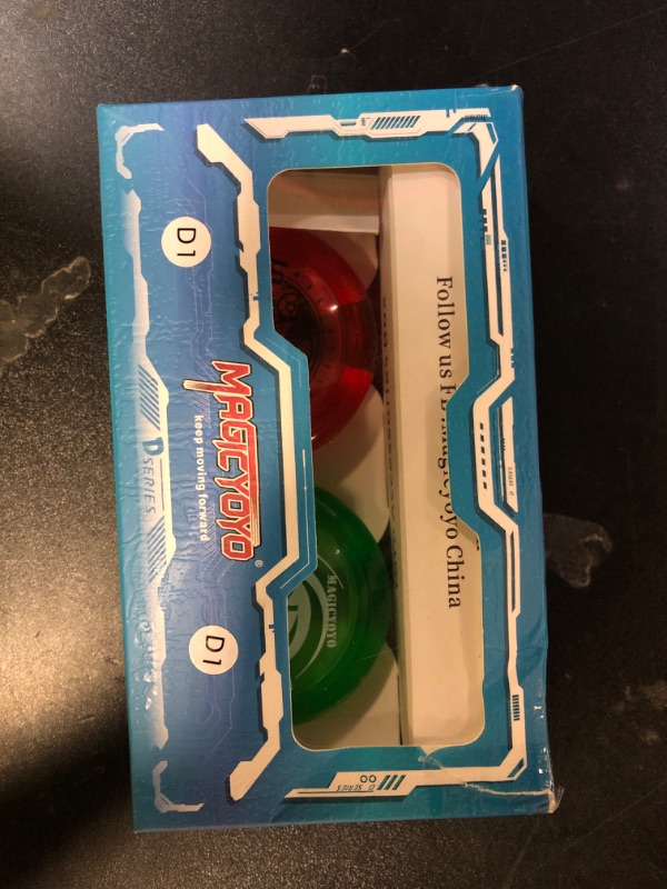 Photo 1 of MAGICYOYO Looping Yoyo D1 Responsive YoYo for Kids Beginners, Starter Yo-yo 2A Loop Yo Yo Easy to Play Basic String Tricks (Red +Glow Green)