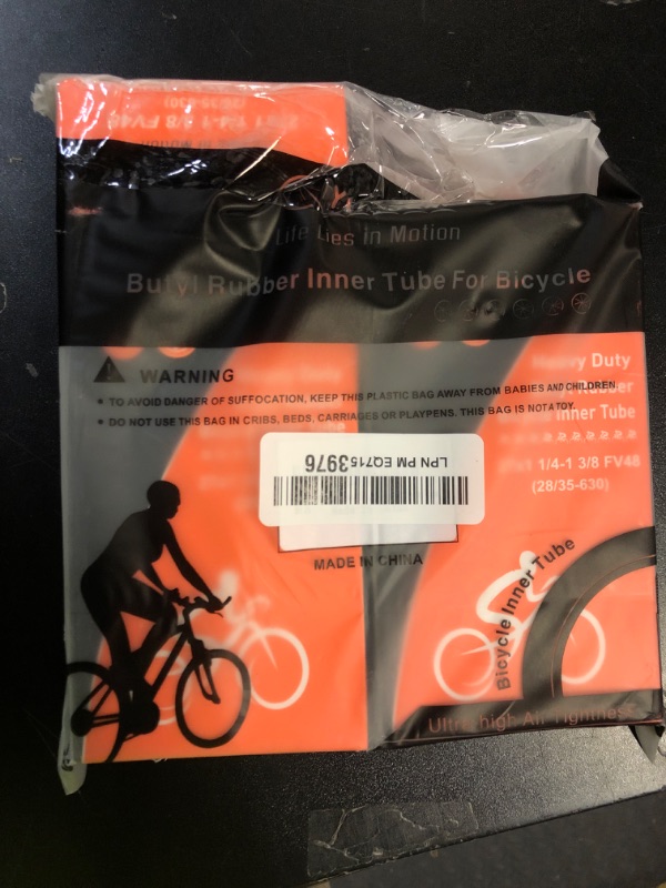 Photo 1 of 2-Pcs 27" Heavy Duty Bike Tubes 27x1 1/4-1 3/8 FV48MM Presta Valve 28/35-630 Inner Tube 27" Bicycle Tubes Compatible with 27x1 ¼ 27 x 1.25 27 x 1-1/4 27x1-1 3/8 Bike Tire Tubes