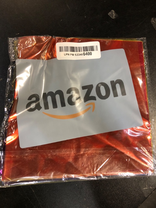 Photo 1 of PEASUG 120 PCS Cellophane Sheets, Cello Sheets, Cellophane Paper Sheets, Colored Cellophane Wrap, Transparent Plastic Sheets for DIY Crafts Project, Art, Lights, Window Decoration?7.5x7.5 Inches)