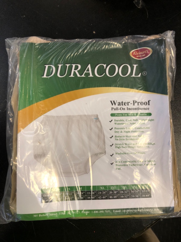 Photo 1 of Incontinence Leak-Protection, Washable Pull-On Cover Pant, Advanced Duralite-Cool-Lightweight-Durable- Kleinert's (Beige, Large)