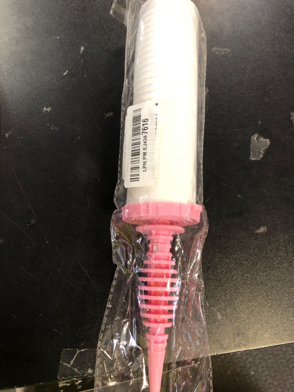 Photo 1 of ouyili Balloon Pump Handheld Two-Way Dual Action - Hand Blower Air Pumper for Balloons - Ballon Inflator Pumping - Manual Baloon Inflators Machine (Pink 1 Piece)