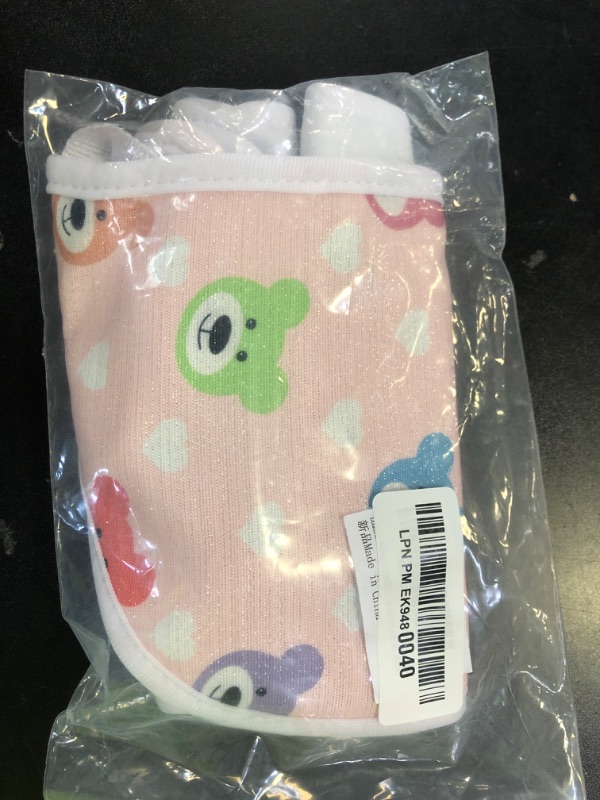 Photo 1 of Ledhlth Pediatric Arm Sling for Shoulder, Elbow & Wrist Injuries - Adjustable Kids Sling with 2 Pads, Zinc Alloy Swivel Buckle & Stylish Prints - Breathable Comfort with Bear Design for Girls (Pink, Small)