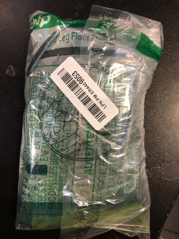 Photo 1 of 1" x 2" Rectangle Chair Leg Protectors for Hardwood Floors, Silicone Covers to Protect Wood Tile Floors Felt Pads Furniture Leg Caps Reduce Noise,Easy to Move.16 PCS Clear.