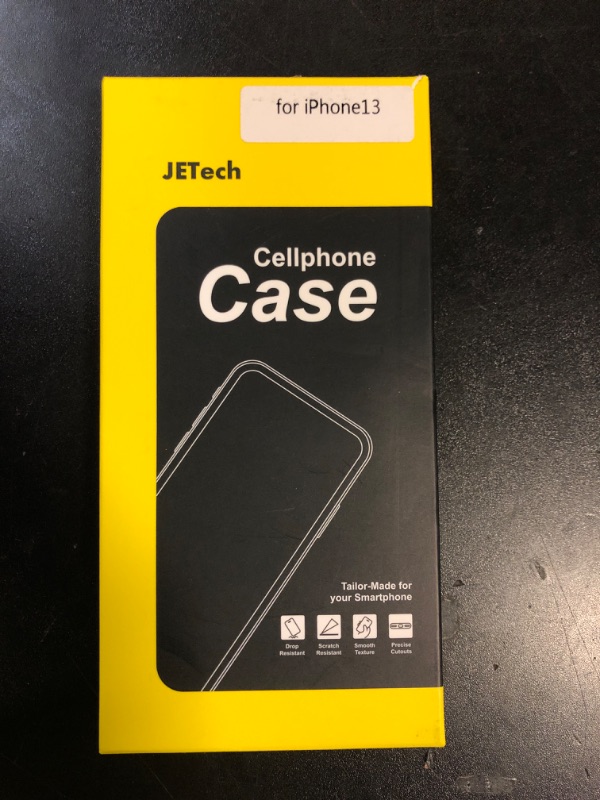 Photo 1 of JETech Case for iPhone 13 6.1-Inch, Non-Yellowing Shockproof Phone Bumper Cover, Anti-Scratch Clear Back (Clear)