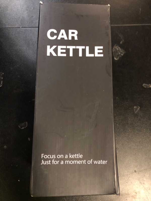 Photo 1 of Car Electric Kettle: 12V/24V Portable Water Boiler Heated Travel Mug,Multiple Temperature Adjustable Coffee Tea Truck Cup with 304 Stainless Steel Dry Burn Protection & Handy Cup Bag