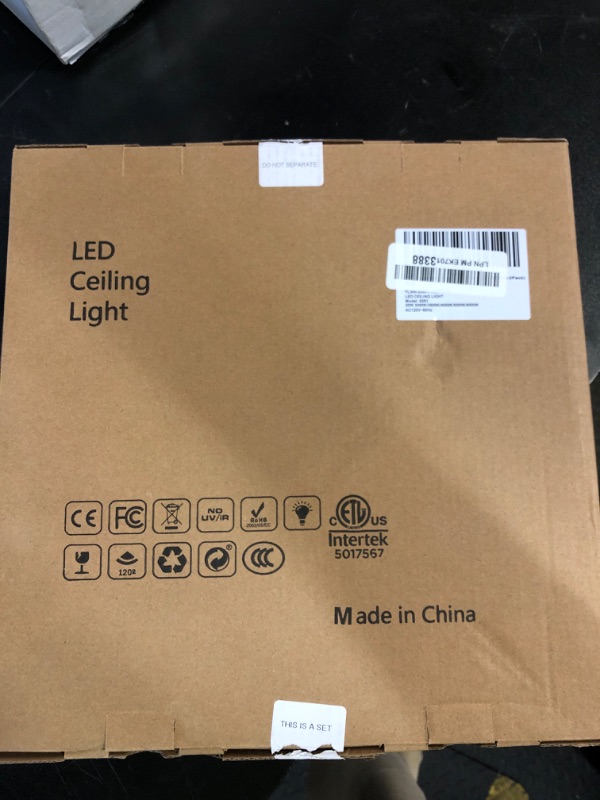 Photo 1 of TALOYA 2 Pack 12 Inch LED Flush Mount Ceiling Light Fixture for Living Room Basement Closet Hallway Laundry Room Porch,20W Equivs to 200W 3000k/3500K/4000k/5000K/6500k