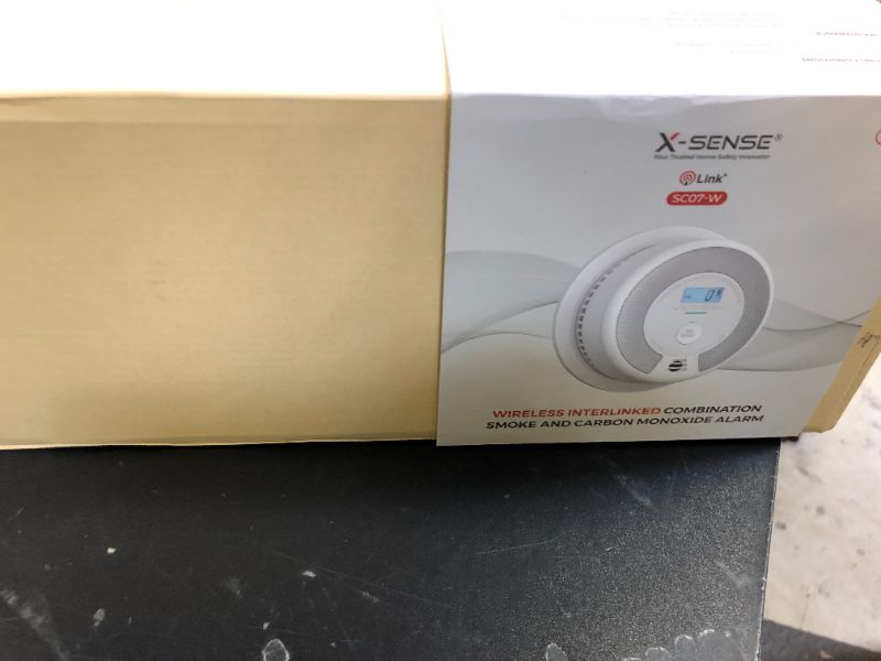 Photo 1 of X-Sense Wireless Interconnected Combination Smoke and Carbon Monoxide Detector with LCD Display & 10-Year Battery, Over 820 ft Transmission Range, 6-Pack