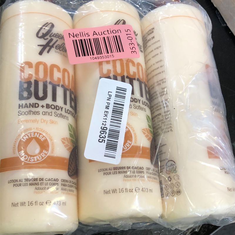 Photo 1 of QUEEN HELENE Cocoa Butter Hand & Body Lotion 16 oz (Pack of 3)