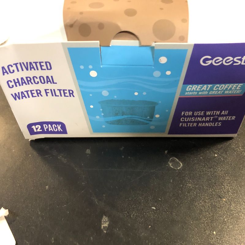Photo 1 of 12-Pack Replacement Charcoal Water Filters for Use with Cuisinart coffee machines