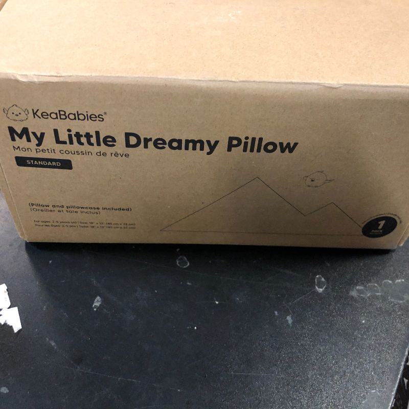 Photo 1 of Toddler Pillow with Pillowcase - 13x18 My Little Dreamy Kids Travel Bed Pillows for Sleeping, Organic Cotton Small Pillowcase, Soft & Breathable, Machine Washable,Toddlers 2-5 years old(Dear Princess)