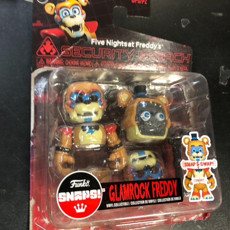 Photo 1 of Funko Five Nights at Freddy's (FNAF) Snap: Glamrock Freddy Fazbear - Collectable Vinyl Figure - Gift Idea - Official Merchandise