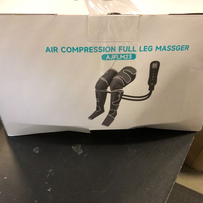 Photo 1 of ALLJOY Leg Massager for Circulation and Pain Relief FSA, Gifts for Men Women Dad Mom, Leg Massager with Heat and Compression, 2 Heat 5 Modes 4 Intensities 4 Extenders