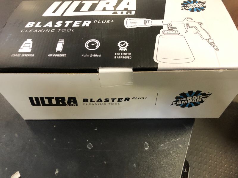Photo 1 of The Rag Company - Ultra AIR Blaster Plus - Deep Clean Interior Detailing Tool; Air and Liquid Combo; Durable Metal Design; Trigger Operated - Black