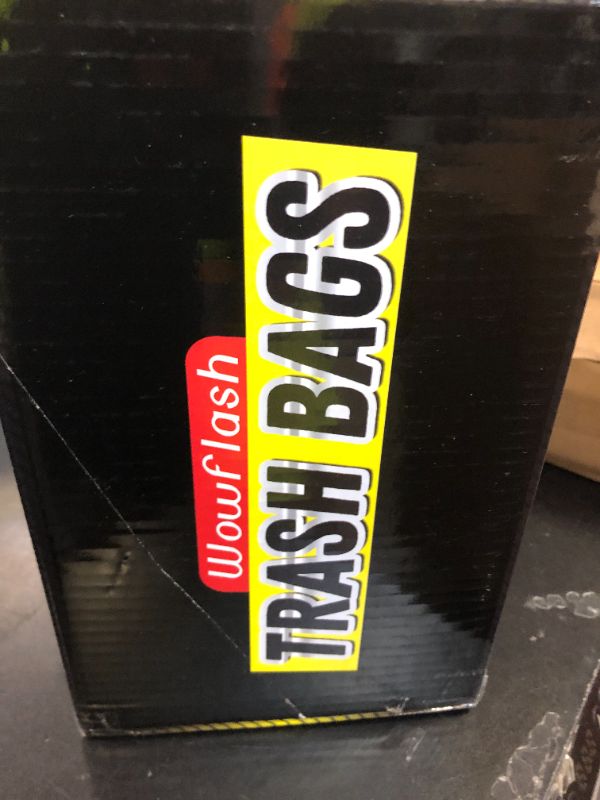 Photo 1 of 100 Count 55-60 Gallon Trash Bags, Sturdy & Tear-Resistant Commercial Can Liners 55 Gallon, Large Garbage Bags, Large Black Trash Bags for Commercial, Lawn and Leaf Bags