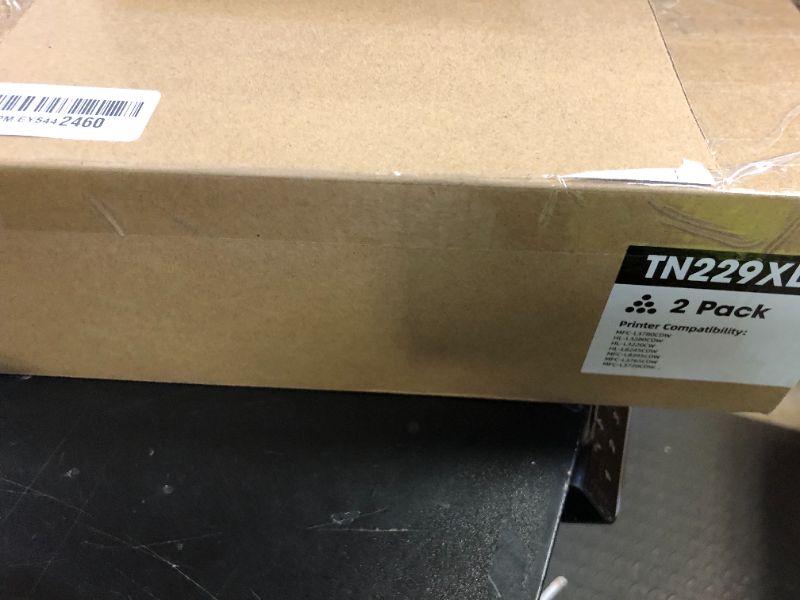 Photo 1 of Skydo TN229XL Black Compatible Toner Cartridges Replacement for TN229 TN-229 TN 229 XL Toner Cartridges to Use with MFC-L3780CDW MFC-L3720CDW HL-L3280CDW HL-L3220CDW Printer(2 Blacks)