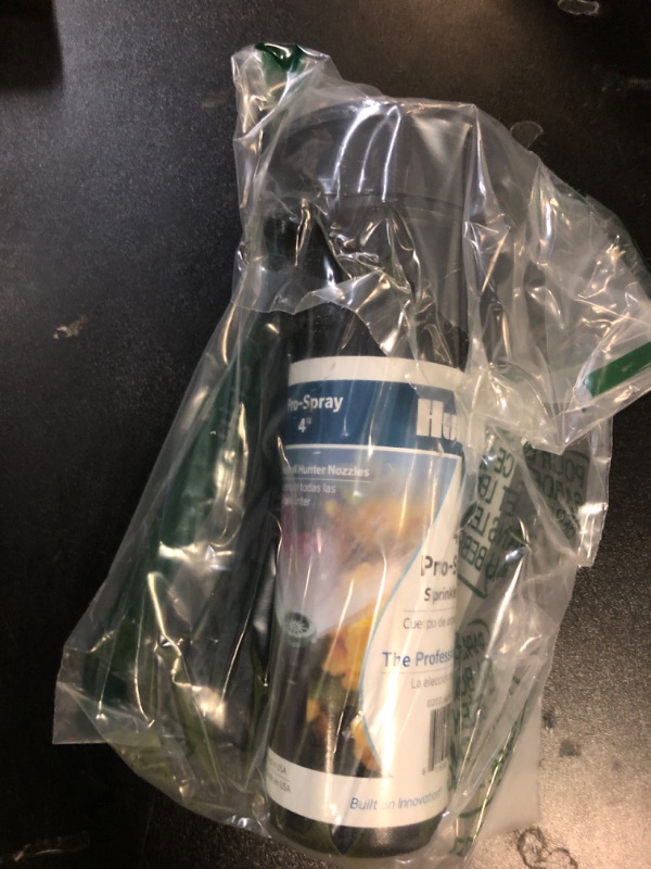 Photo 1 of Hunter PROS-04 4" Pop Up Sprinkler Body, Heavy-Duty Long Lasting Irrigation Head for Lawn and Garden, Fits MP Rotator Adjustable and Fixed Nozzles, ½ NPT Connection
