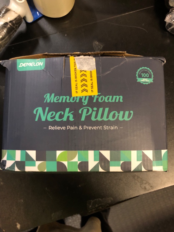 Photo 1 of Cervical Neck Pillows for Pain Relief Sleeping, High-Density Memory Foam Pillow Neck for Bolster Support and Shoulder Relaxer, Decompression Devices Orthopedic Roll Pillow for Bed Office