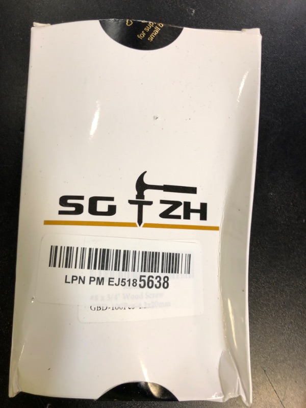 Photo 1 of #8 x 3/4" Wood Screw 100PCS Black Phosphate Coated Stainless Flat Truss Head Fast Self Tapping Drywall Screws by SG TZH