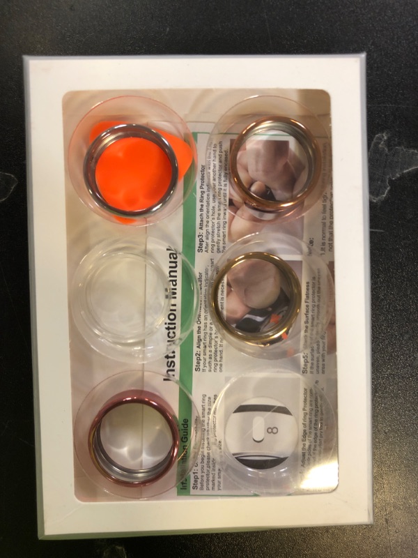 Photo 1 of Hexasider 5 Pack Ring Cover Compatible with Oura Ring Gen 4/Oura Ring Gen 3 Horizon/Heritage, Abrasion-Resistant TPU Case for Oura Ring Protector Accessories for Oura Size 10