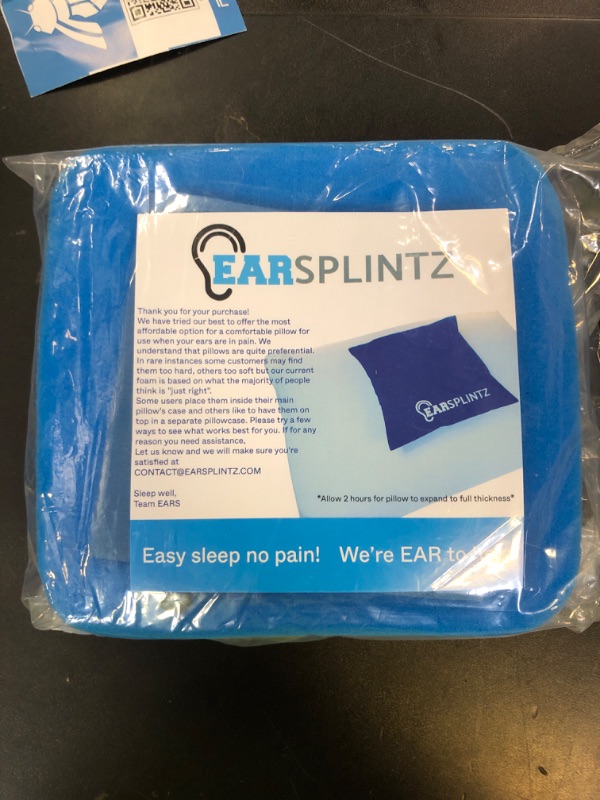 Photo 1 of Easy Sleep Ear Pillow, No-Pain Foam Pillow for Sore Ears, Soft Support Ear Pillows for Side Sleepers