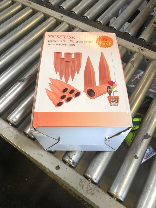 Photo 1 of TKSCUSR Plant Self-Watering Stakes-15 Pack Terracotta Automatic Plant Waterer Devices Auto-Water Irrigation System for Indoor/Outdoor Plants