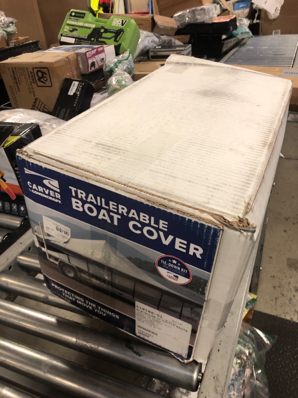 Photo 1 of Birodeko Carport Replacement Canopy Cover 10'x20' for Tent Top Garage Shelter Cover with Ball Bungees, 800D Oxford Replacement Cover Waterproof & UV Protection, Not Included Frame (Light Brown)