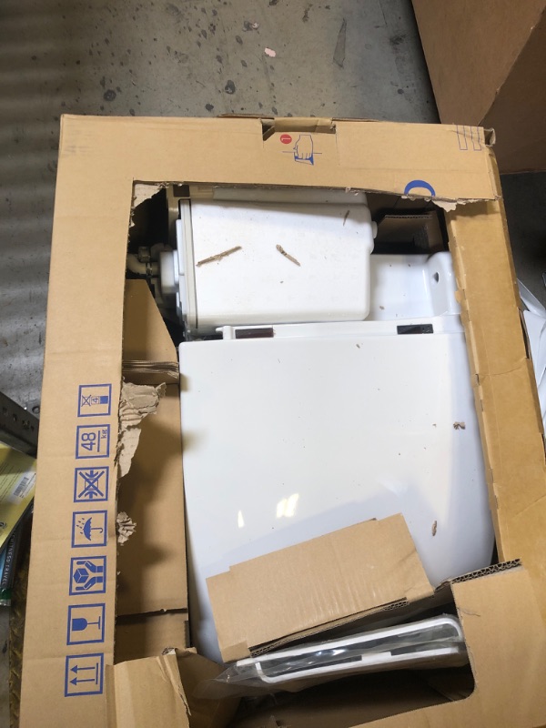 Photo 1 of NEOREST Dual Flush 1.0 or 0.8 GPF Elongated Toilet Bowl for AS, Cotton White - CT8551CUMFG#01
