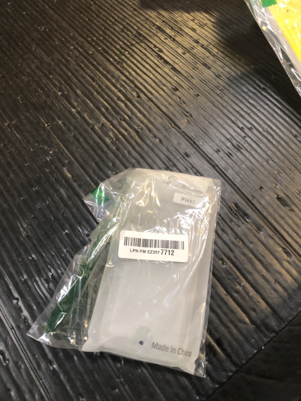Photo 1 of Wuwedo for iPhone 14, iPhone 13 Clear Wallet Case, Anti-Yellowing Slim Fit Thin TPU Bumper + PC Back Case with 2 Cards Holder