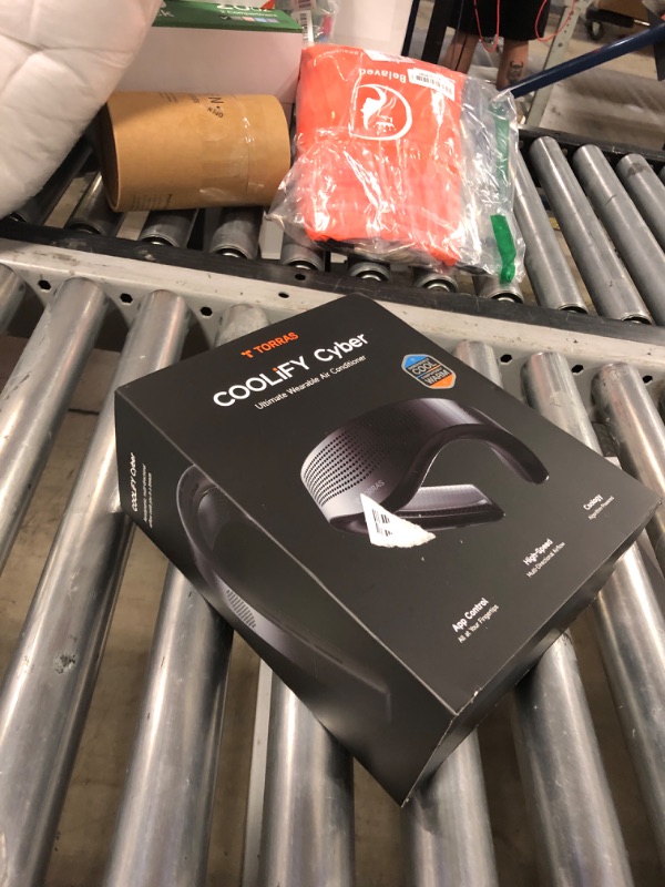 Photo 1 of TORRAS 2025 Top Al Neck Fan Air Conditioner Coolify Cyber, Portable Neck Fans that Blow Cold Air?No.1 Coolest & 720° Immersive Cooling? Personal AC Rechargeable for Outdoor/Indoor. Gifts for Dad/Mom
