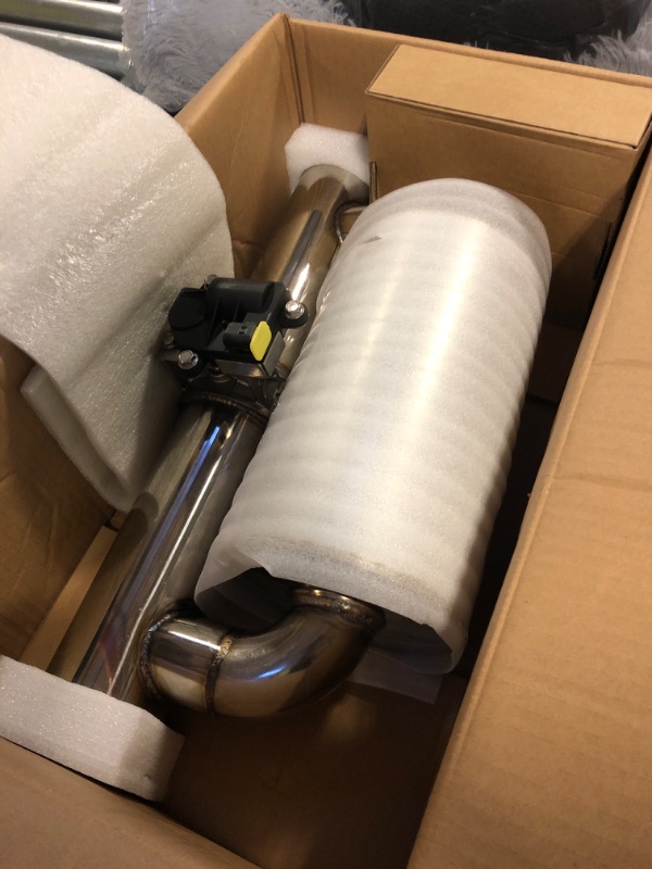 Photo 1 of Peastorm 3 Inch Electric Valvetronic Exhaust Cutout with Muffler Exhaust Valve Kit (1 Wireless Remote Controller, 1 Muffler)