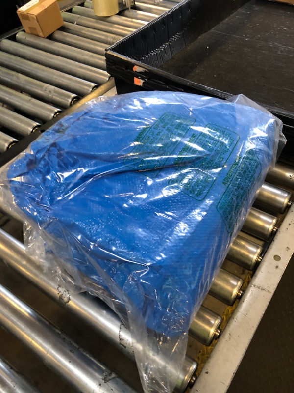 Photo 1 of Reinmoson Inflatable Pool Cover Rectangular Fits Pool Under 130" L x 84" W, 20s Easy Set by 1 Person Built-in Elastic & Integrated Cord 10' x 7' Rectangle Pool Cover Above Ground