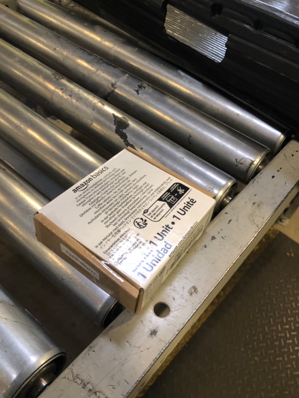 Photo 1 of Amazon Basics Wired Earbuds with Microphone, In Ear Headphones, 3.5mm Jack, 4.2 ft long cable, S/M/L Ear Tips, Black