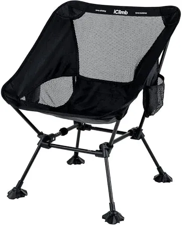 Photo 1 of iClimb Ultralight Compact Camping Folding Beach Chair with Anti-Sinking Large Feet