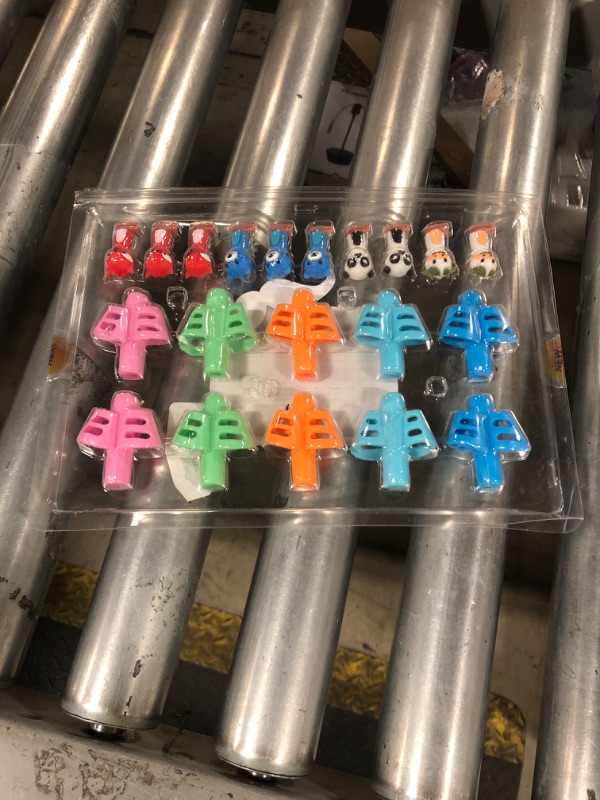 Photo 1 of Mr. Pen- Pencil Grips for Kids Handwriting, 20 PCS (10 Finger Grips+10 Clips), Pencil Holder, Grippers, Pen Grip, Back to School Supplies