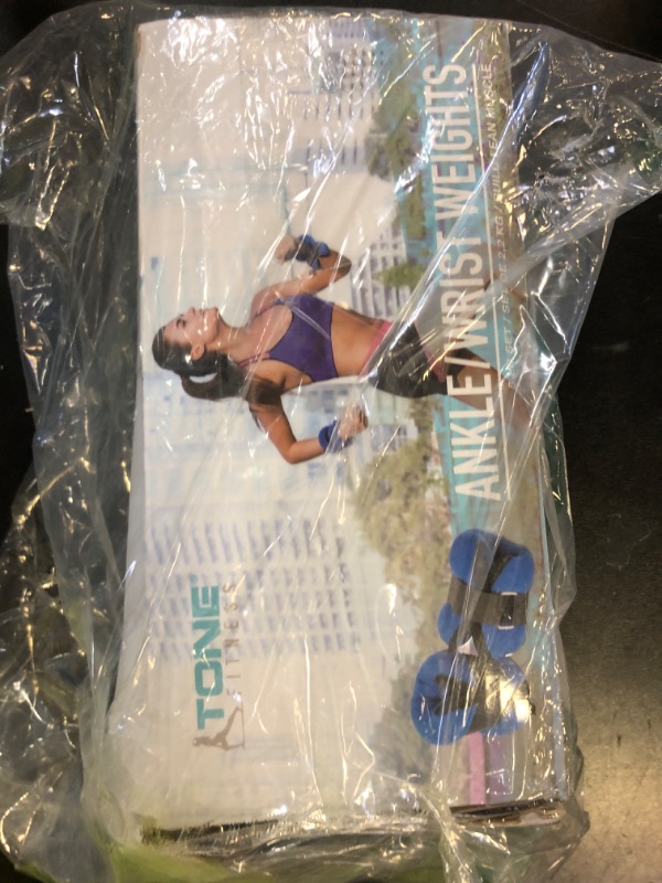 Photo 1 of Tone Fitness Ankle/Wrist Weights, 2.5 lbs- Blue