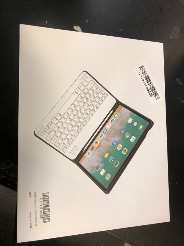 Photo 1 of kenke Keyboard Case for iPad 9.7 inch 2018 (6th Gen) / iPad 2017 (5th Gen) / iPad Air 2/1, Lightweight Smart Cover with Pencil Holder, Magnetically Detachable Wireless Keyboard, Pink