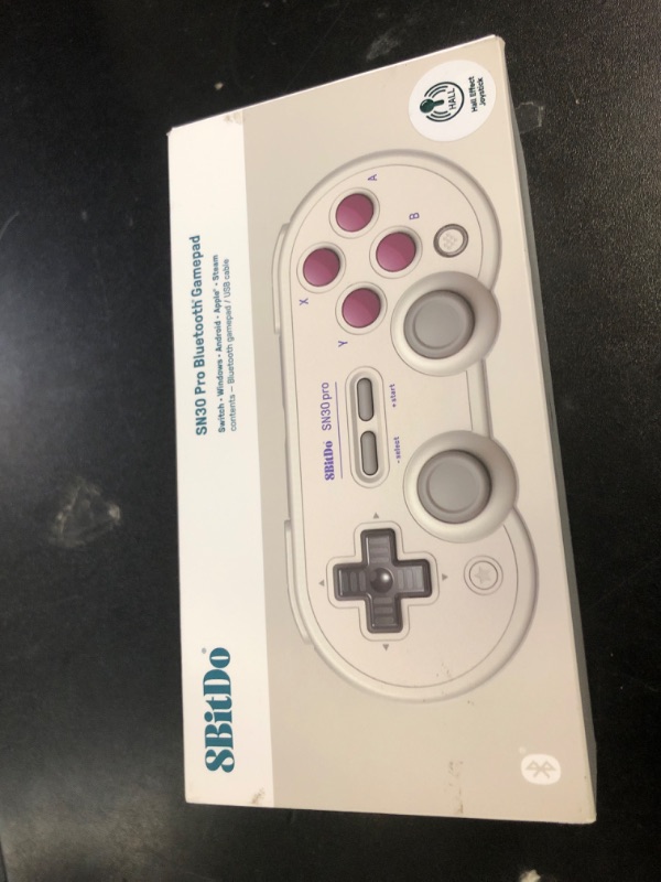 8BitDo SN30 Pro Bluetooth Controller with Hall Effect Joysticks, Rumble ...