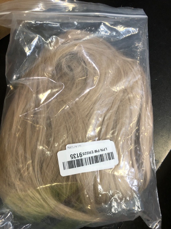 Photo 1 of WIGNEE 13x6 Synthetic Lace Front Wig 28" Blonde Wig Pre-Plucked Handmade Lace Front Wigs with Kanekalon Futura Hair Voluminous Long Straight Synthetic Wigs for Daily Party Use