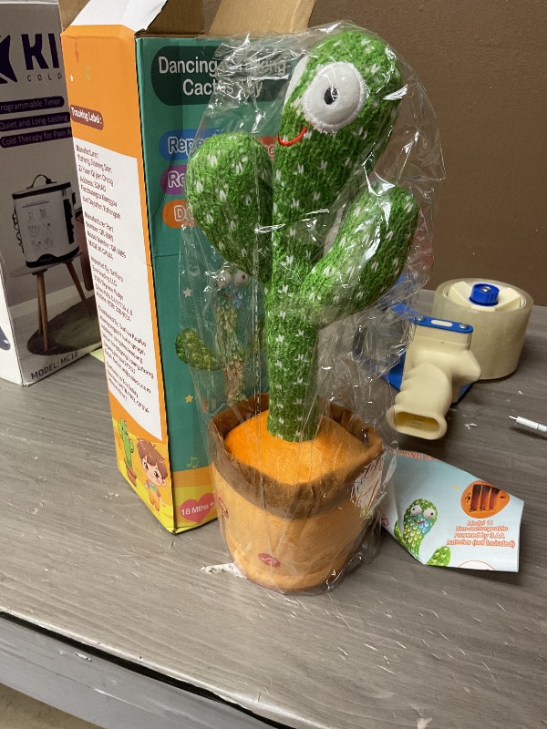 Photo 1 of Vitosup Volume Adjustable Dancing Talking Cactus Toy for Baby Toddler, Interactive Baby Toys Mimicking Singing Repeating, Baby Toys for 6-12 Months Boys Girls, 1 Year Old Girl Gifts