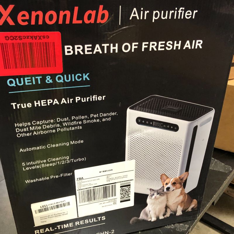 Photo 1 of Air Purifiers for Home Large Room Up to 2600 Ft², HEPA Air Purifier with Washable Filter & Air Quality Display, Powerful Turbo Mode Air Cleaner for Pet Hair Odors Smoke Dust