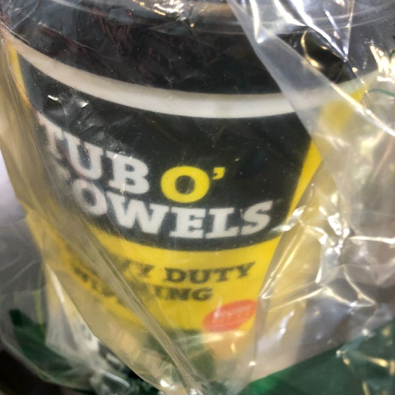 Photo 1 of Tub O Towels TW90 Heavy-Duty 10" x 12" Size Multi-Surface Cleaning Wipes, 90 Count Per Canister