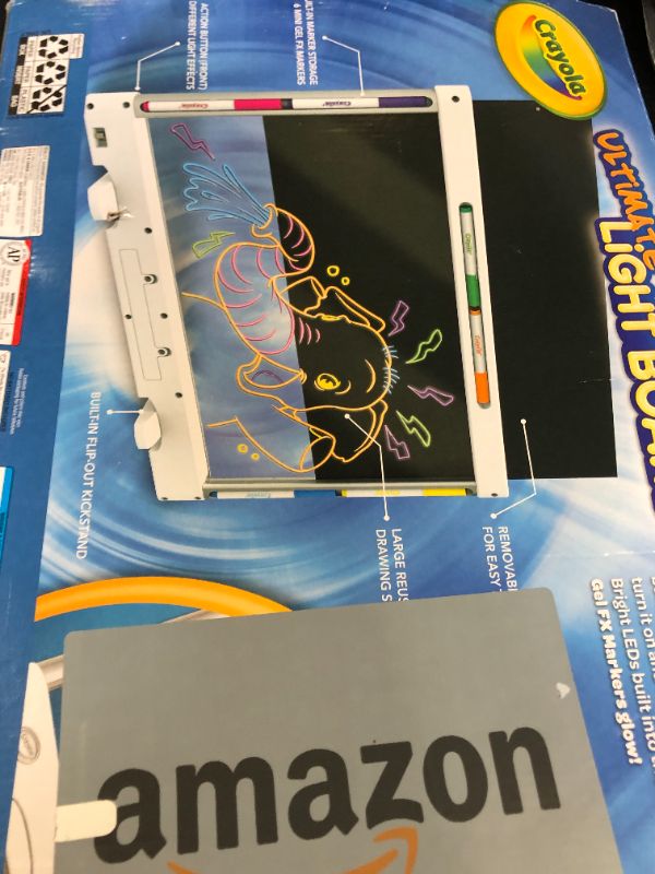Photo 1 of Crayola Ultimate Light Board - White, Kids Drawing Tablet, LED Drawing Board for Kids & Adults, Art Projector, Sketching Gift for Boys & Girls, Toys for Kids, 6+