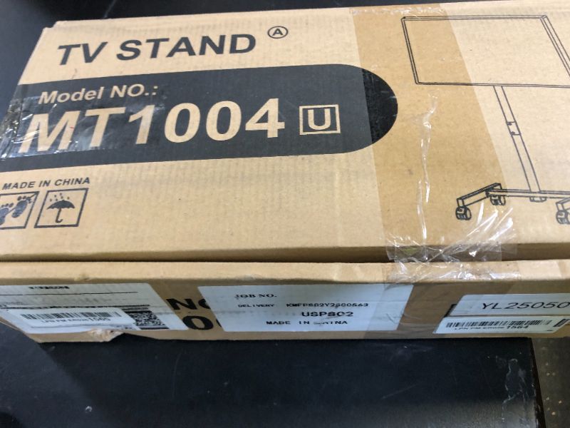 Photo 1 of TVON TV Floor Stand for 13-50 inch LCD LED Flat/Curved Panel Screen TVs up to 44 lbs, Height Adjustable TV Stand Mount with VESA 200x200, Portable TV Stand for Bedroom, Dorm Room, Office