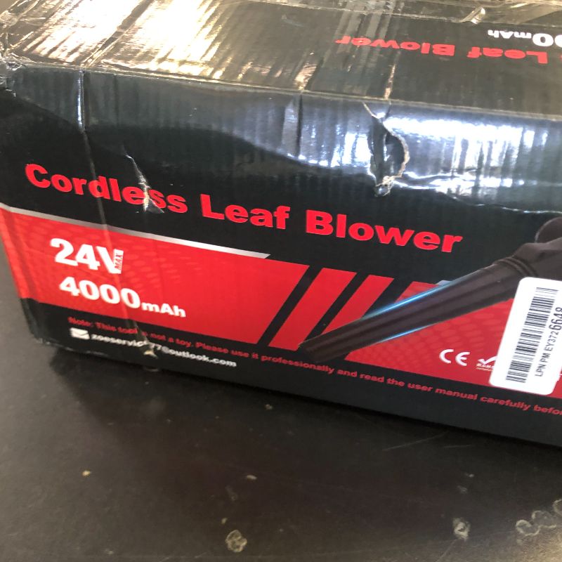 Photo 1 of Xamanabu Leaf Blower Cordless, 2 x 24V 2.0Ah Battery and Charger, 150CFM 130MPH Electric Cordless Leaf Blower with Brushless Motor, 2 in 1 Handle Electric Blower and Vacuum Cleaner