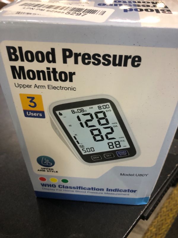 Photo 1 of Blood Pressure Machine Upper Arm, 3 Size Cuffs, Small 7"-9", Medium/Large 9"-17" and Extra Large XL Cuff 13"-21", Accurate Automatic Digital BP Cuff Home Use, Large Backlit BP Monitor 3-User 1500 Mem