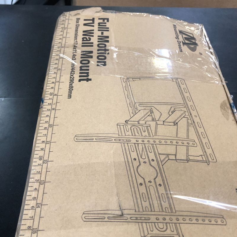 Photo 1 of Mounting Dream TV Wall Mount for 32-65 Inch Television,Mount with Swivel and Tilt, Full Motion Bracket with Articulating Dual Arms, Fits 16inch Studs, Max VESA 400X400 mm, 99lbs, MD2380