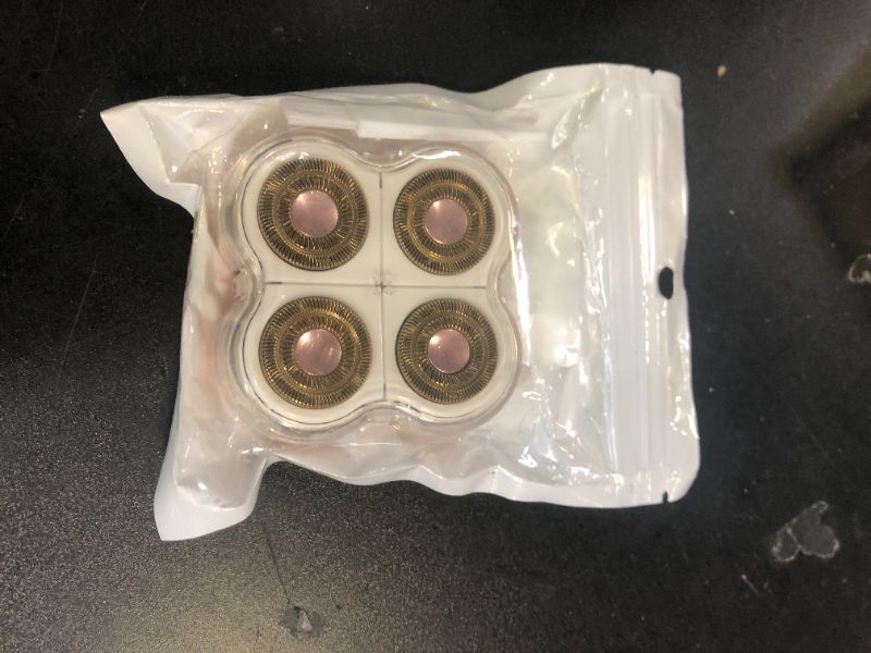 Photo 1 of Legs Replacement Heads for Electric Shaver 4 Blades, Replacement Head for Women Legs Body Hair Remover Machine (A Cleaning Brush Included)